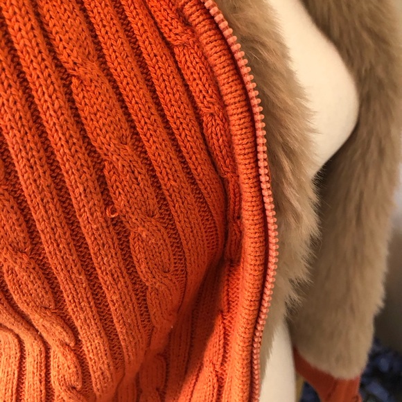 🍁 Knit sweater vest with faux fur 🍁 - Picture 7 of 9